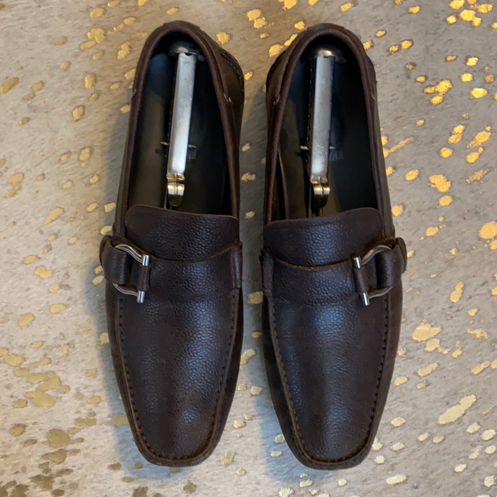 Ferragamo brown loafers